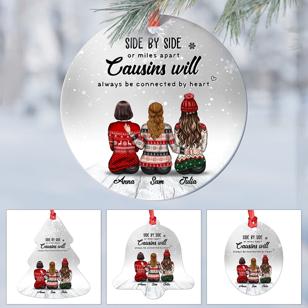 Personalized Christmas Ornaments - Christmas Ornaments Gifts- Sisters Christmas - Custom Ornaments
