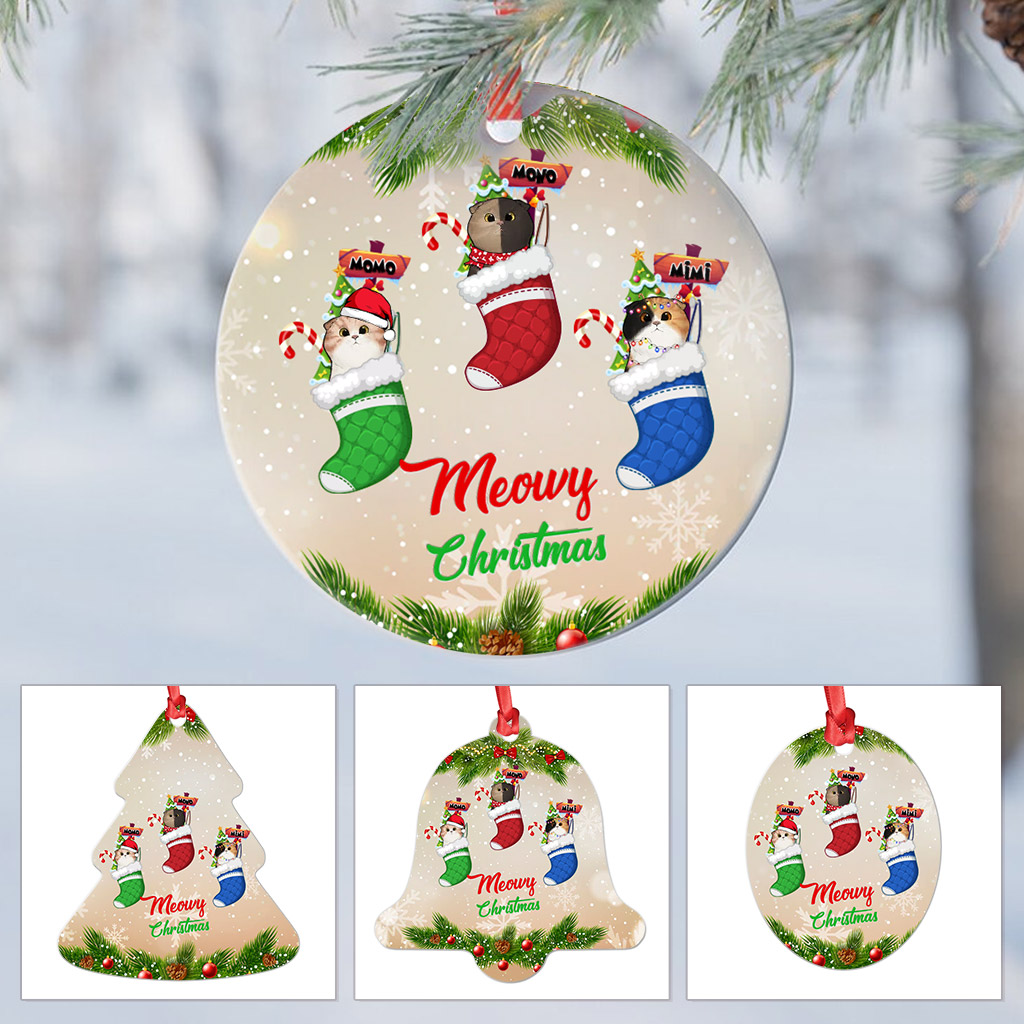  Personalized Christmas Ornaments 2022 - Custom Ornaments Cat - Personalized Ornaments