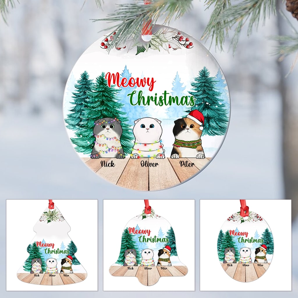  Cat Ornaments for Christmas - Personalized Christmas Ornaments