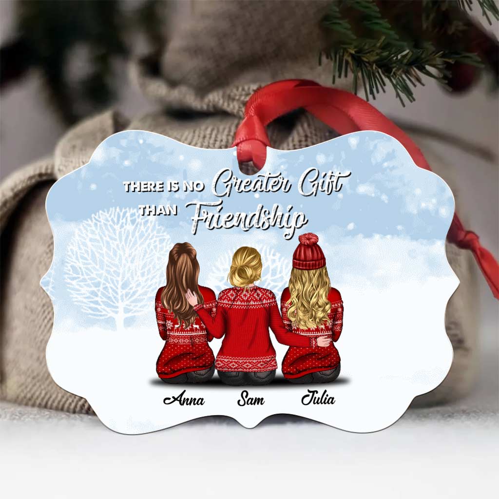 Personalized Friends Christmas Ornaments - Friendship Christmas Ornaments- Custom Christmas Friends Ornament Gift 