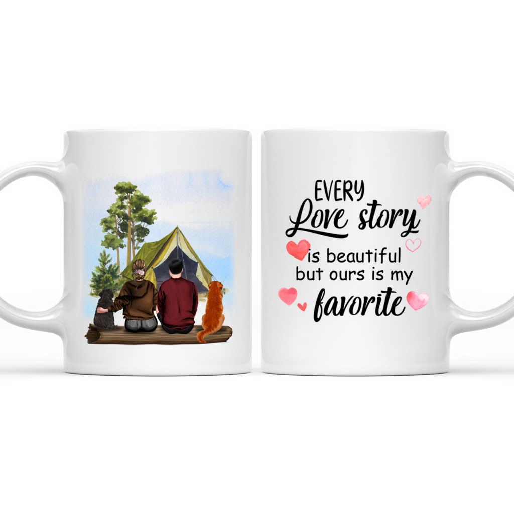 Personalized Drinking Cups - Photo Mug Printing - Custom Mugs With Pictures - Customized Coffee Tumbler - Couple and Dog/Cat Mug