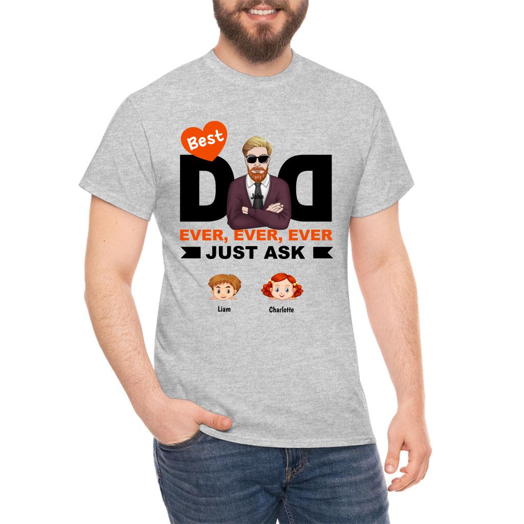 Family_Best Dad Ever Tshirt men