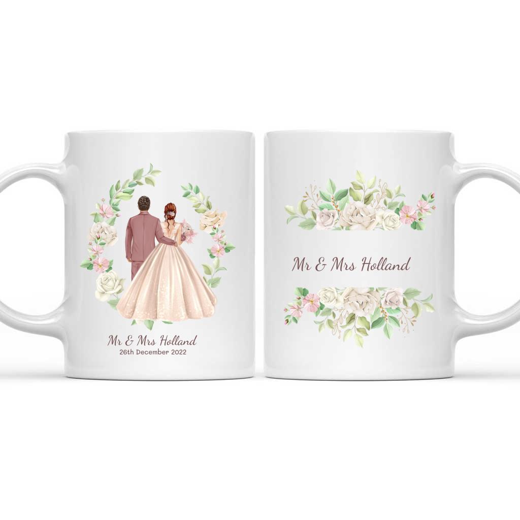 Wedding Present - Love You Forever - Personalized Couple Mug