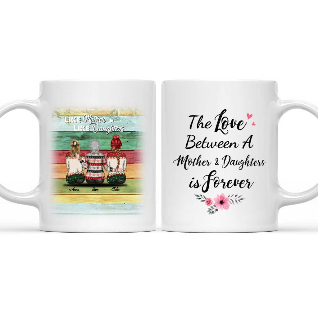 Like Mother Like Daughters Mug Christmas - Personalized Mug Gift