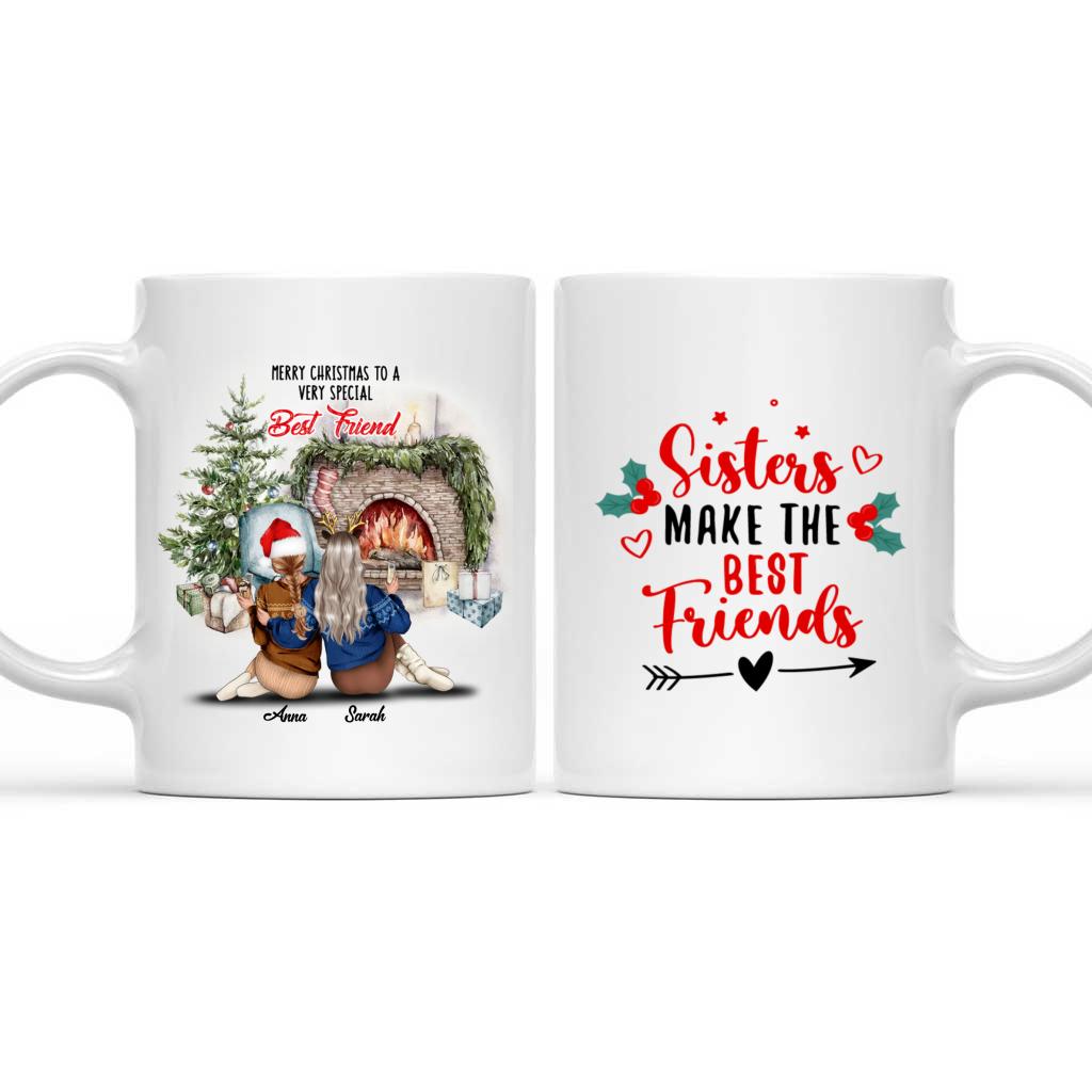 Personalized Friends Mug - Best Friend Christmas