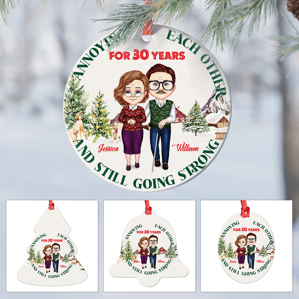 Old Couple Annoying - Custom Christmas Ornament Gift - Personalized Ornaments
