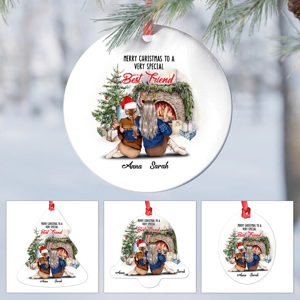Personalized Friends Ornaments - Custom Friend Gifts - Best Friend Christmas 