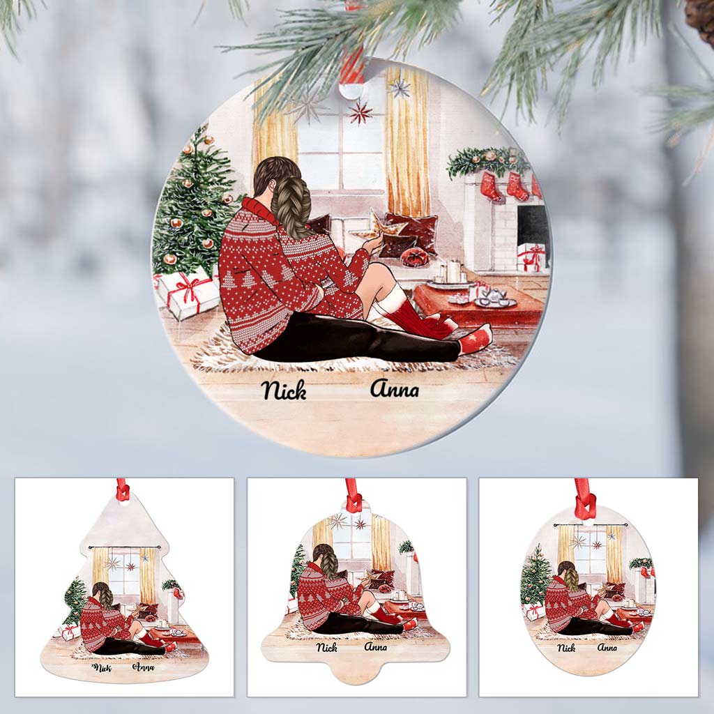 Peronalized Christmas Ornament Couples - Our Love Story Is My Favorite One - Cusom Ornaments